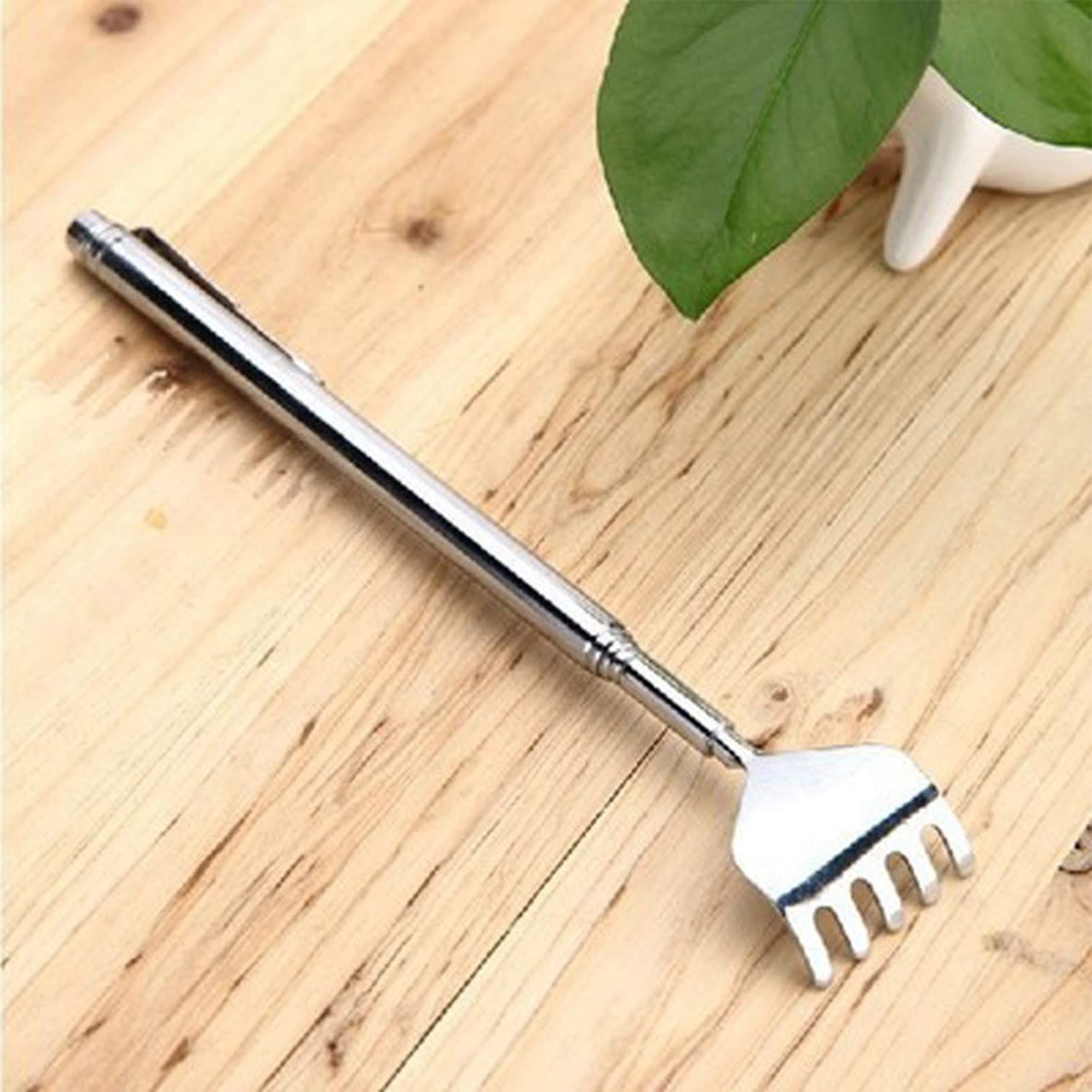 Back Scratcher for Men Women,Extendable Stainless Steel Telescoping Backscratchers Relieve Itching Compact Convenient Hand — image 2