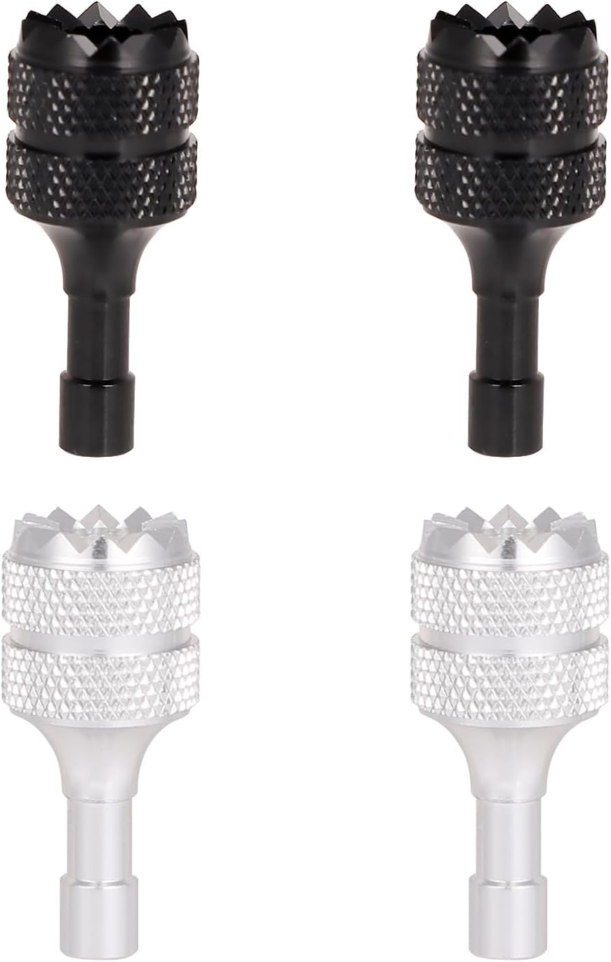 4pcs Drone Controller Sticks, Detachable Drone Remote Joysticks Thumb Rocker Replacement Compatible with DJI Mini 3 Pro Drones DJI RC Smart Controller (Silver