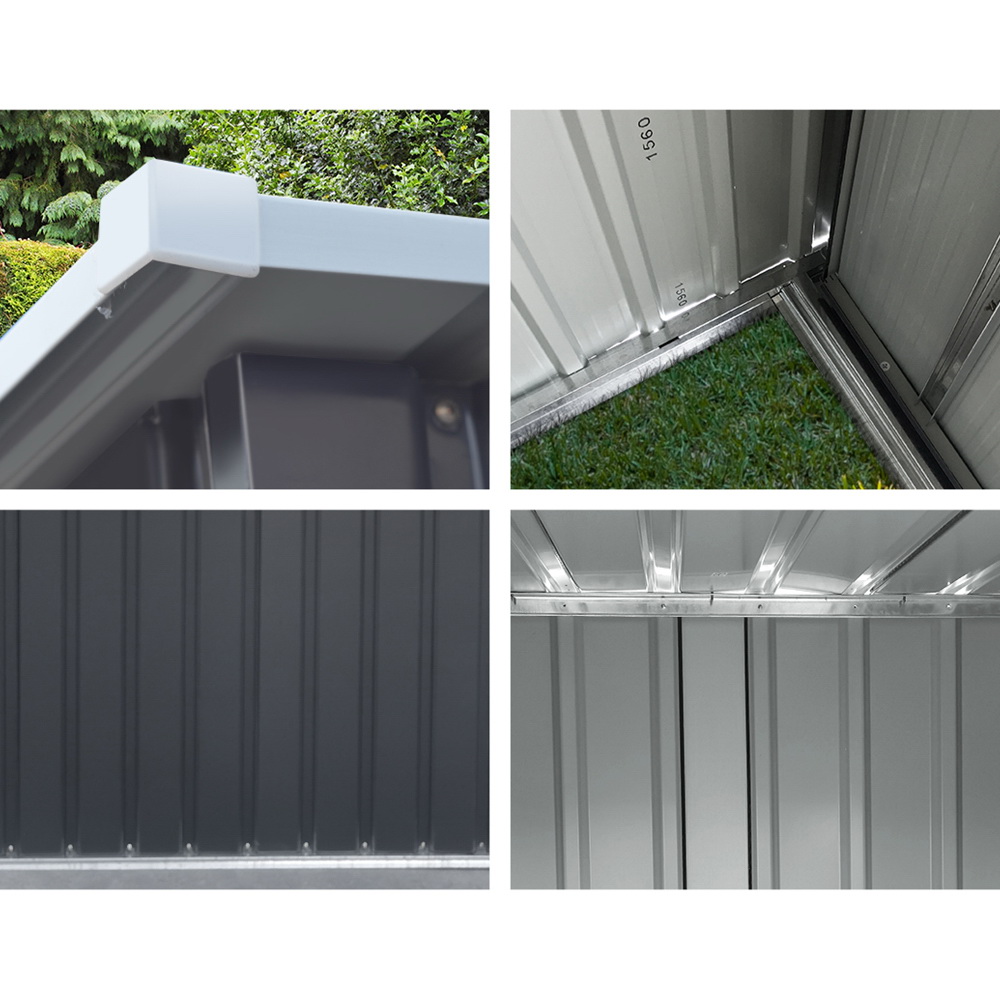 Giantz Garden Shed 0.99x1.04M Sheds Outdoor Tool Storage Workshop House Steel — image 6