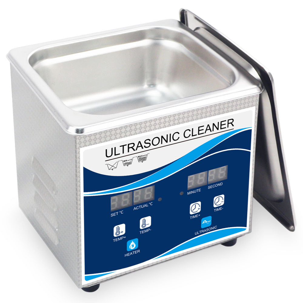 1.3L Digital Ultrasonic Cleaner Jewelry Ultra Sonic Bath Degas Parts Cleaning — image 3