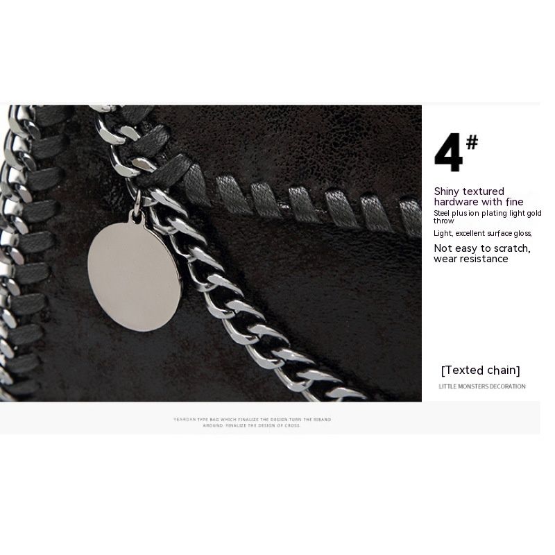 Crossbody Bags for Women Designer Handbags for Women Black Clutch Chain Crossbody Purse Women's Shoulder Handbags(Black) — image 4