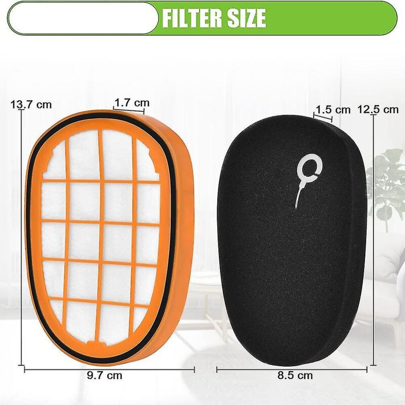 4 Packs De Filtres Pour Philips Speedpro Max Aqua Handheld Fc6812 Fc6813 โ image 2