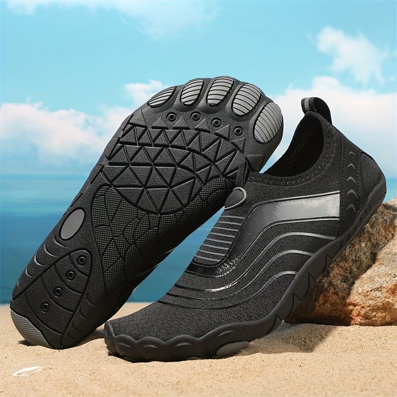 Unisex Quick-Dry Water Shoes for Fishing, Surfing & Hiking - Grayish black - Size 8(AU8/EU41) — image 2