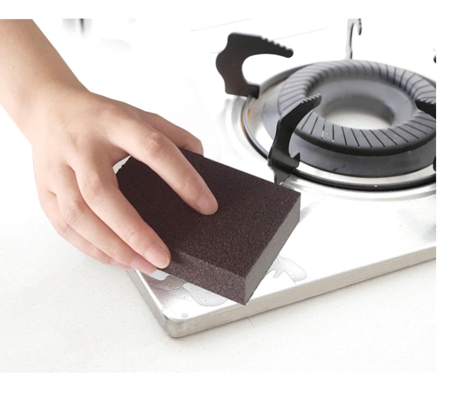 10 Pack Nano Carborundum Sponges Nano Emery Sponges Cleaning Pads Carborundum Brusher and Rust Sand Scrubbers β image 5