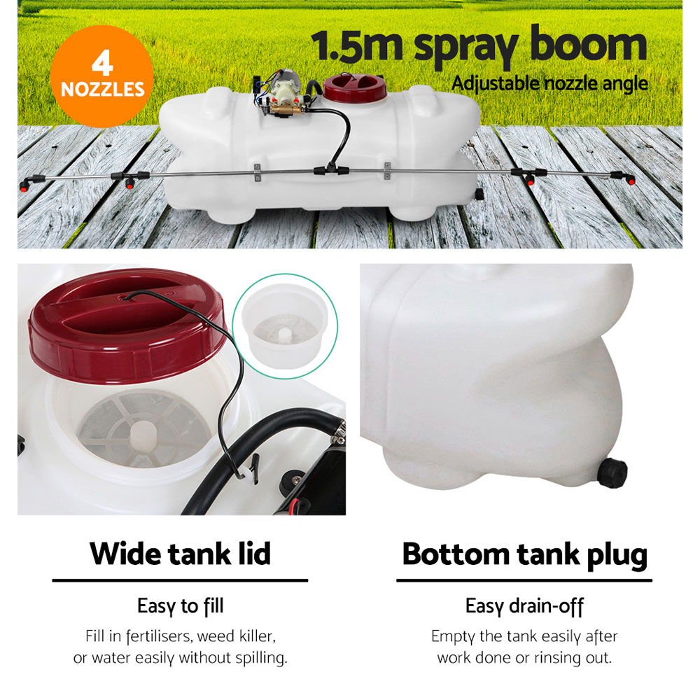 Giantz Weed Sprayer 60L 1.5M Fixed Boom Garden Spray โ image 3