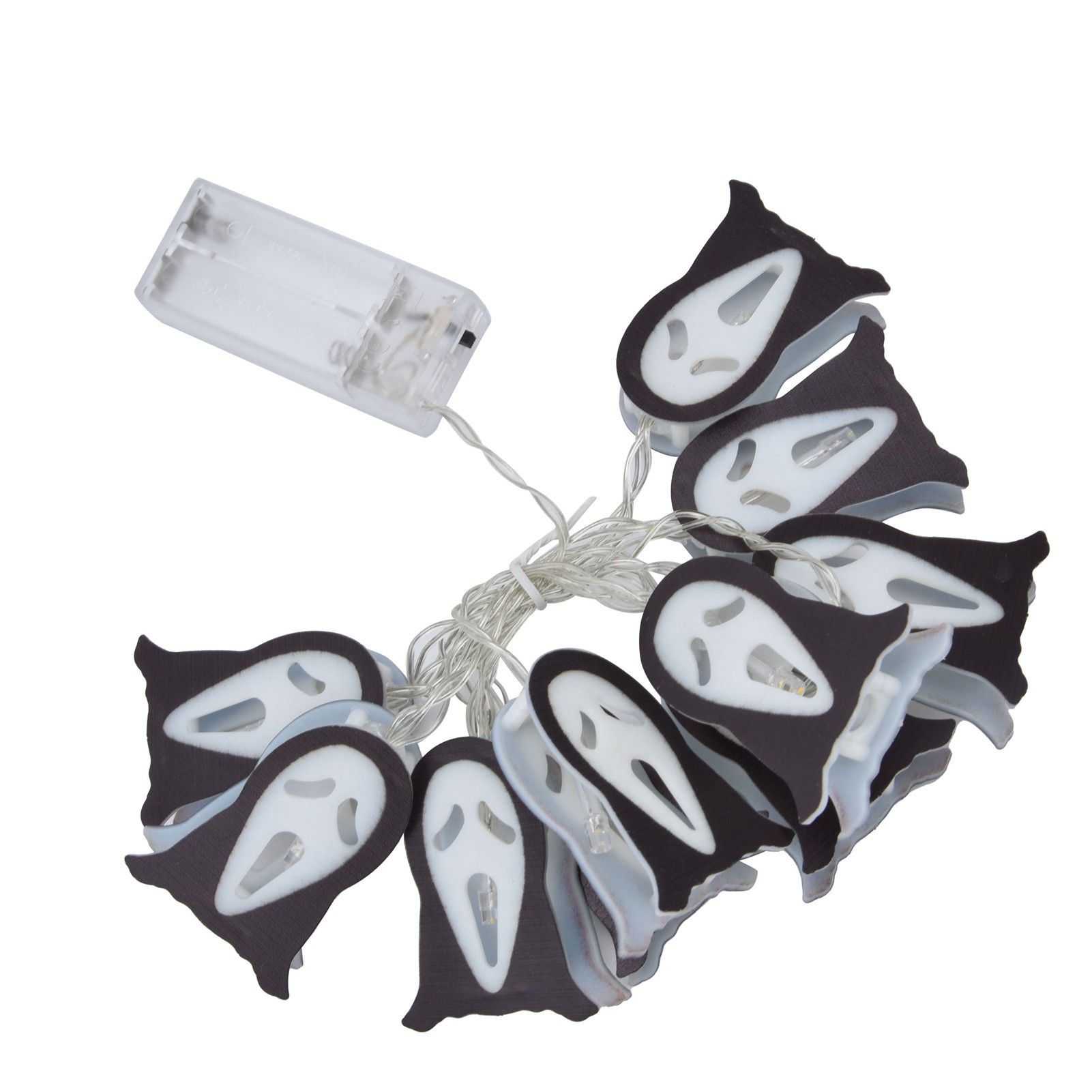 Halloween Ghosts String Lights 10LED String Light for Outdoor Indoor Holiday Decoration Battery Operated โ image 5