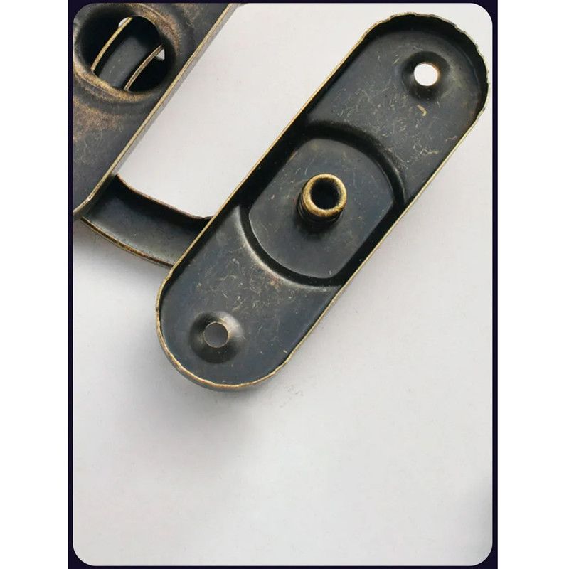 Antique Tin Box Clasp – Wine Box Buckle, Gift Box Lock — image 5