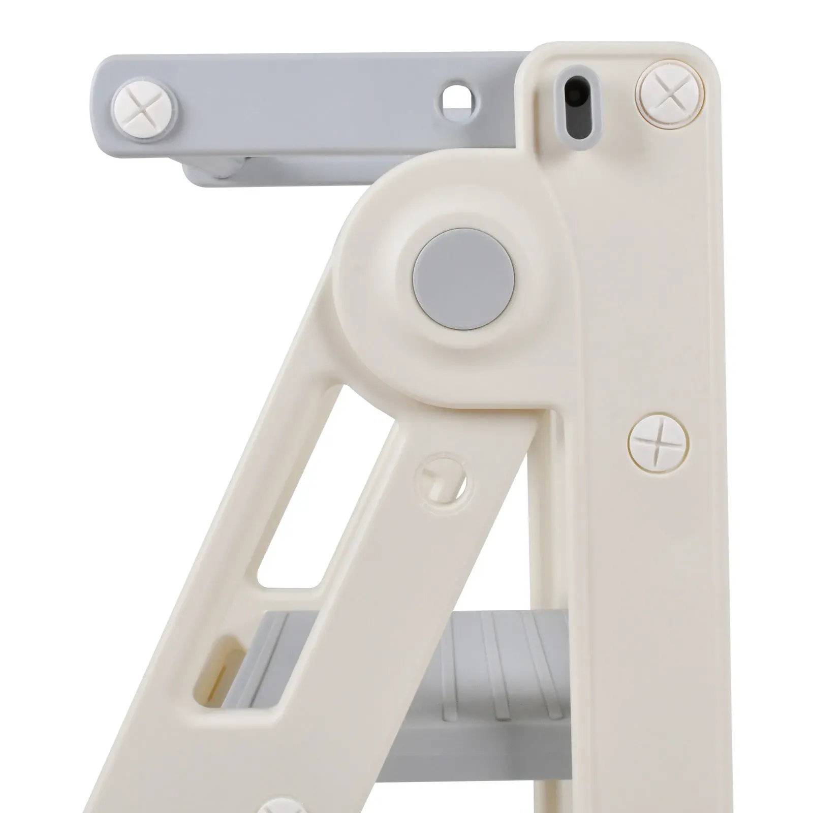 Foldable Kids Step Stool Kitchen Helper Tower in Grey, Adjustable Height, 55x55x79cm โ image 6