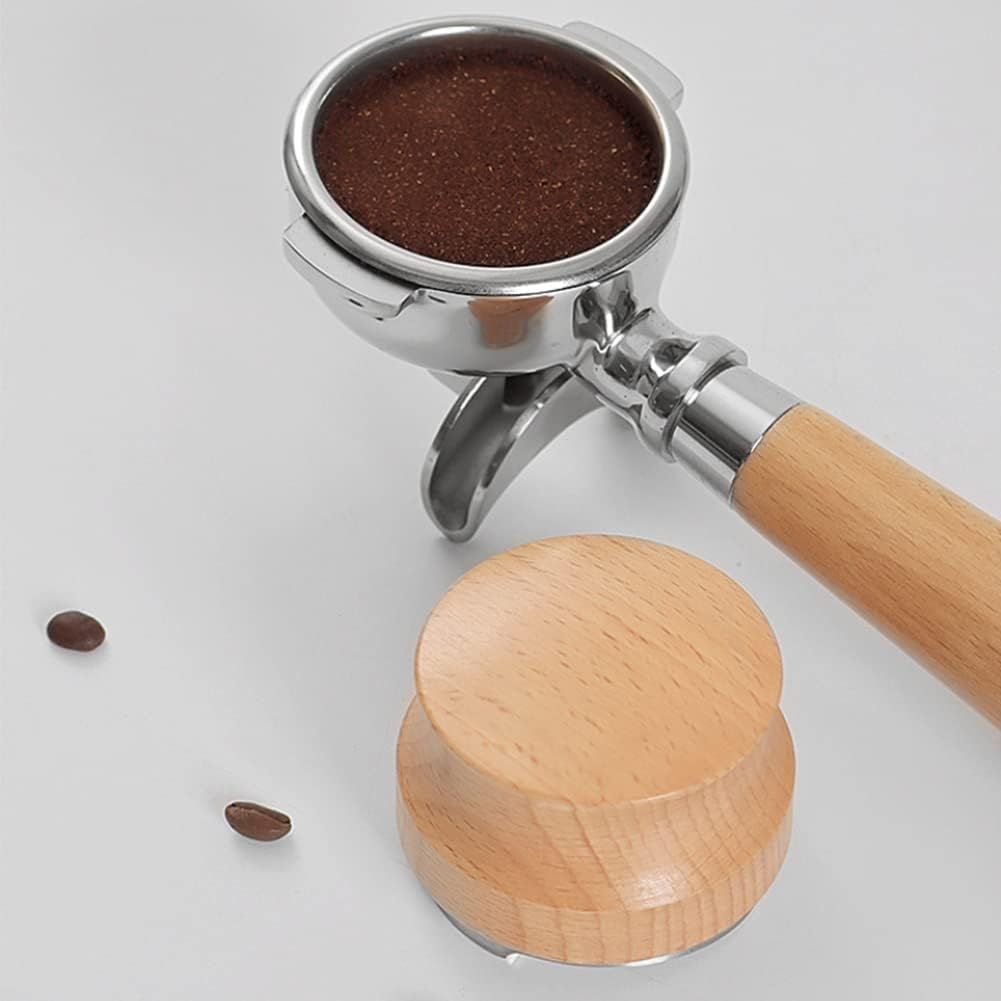 Coffee Leveler Espresso Tamper Hand Tamper Accessories, Adjustable Depth, Stainless Steel for Coffee, 51Mm โ image 2