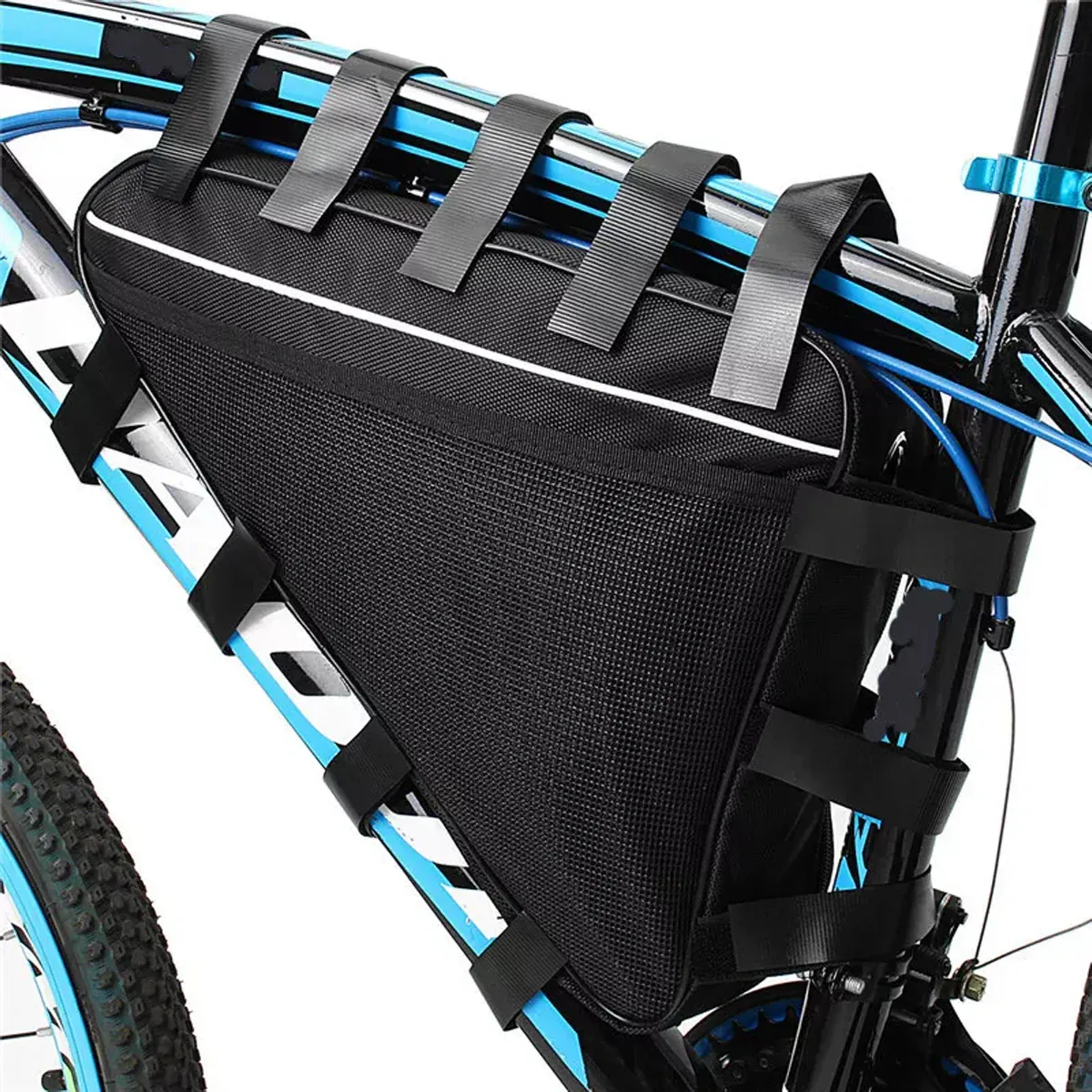 Waterproof Mountain Bike Lithium Battery Storage Bag Bicycle Triangle Frame Pack β image 6