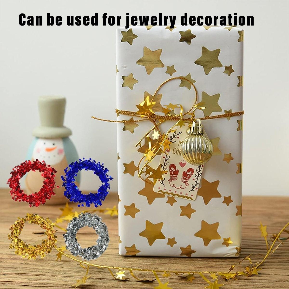 10pcs Christmas Wreath Decorations Festive Holiday Door Hanging Ornament Set - Red — image 5