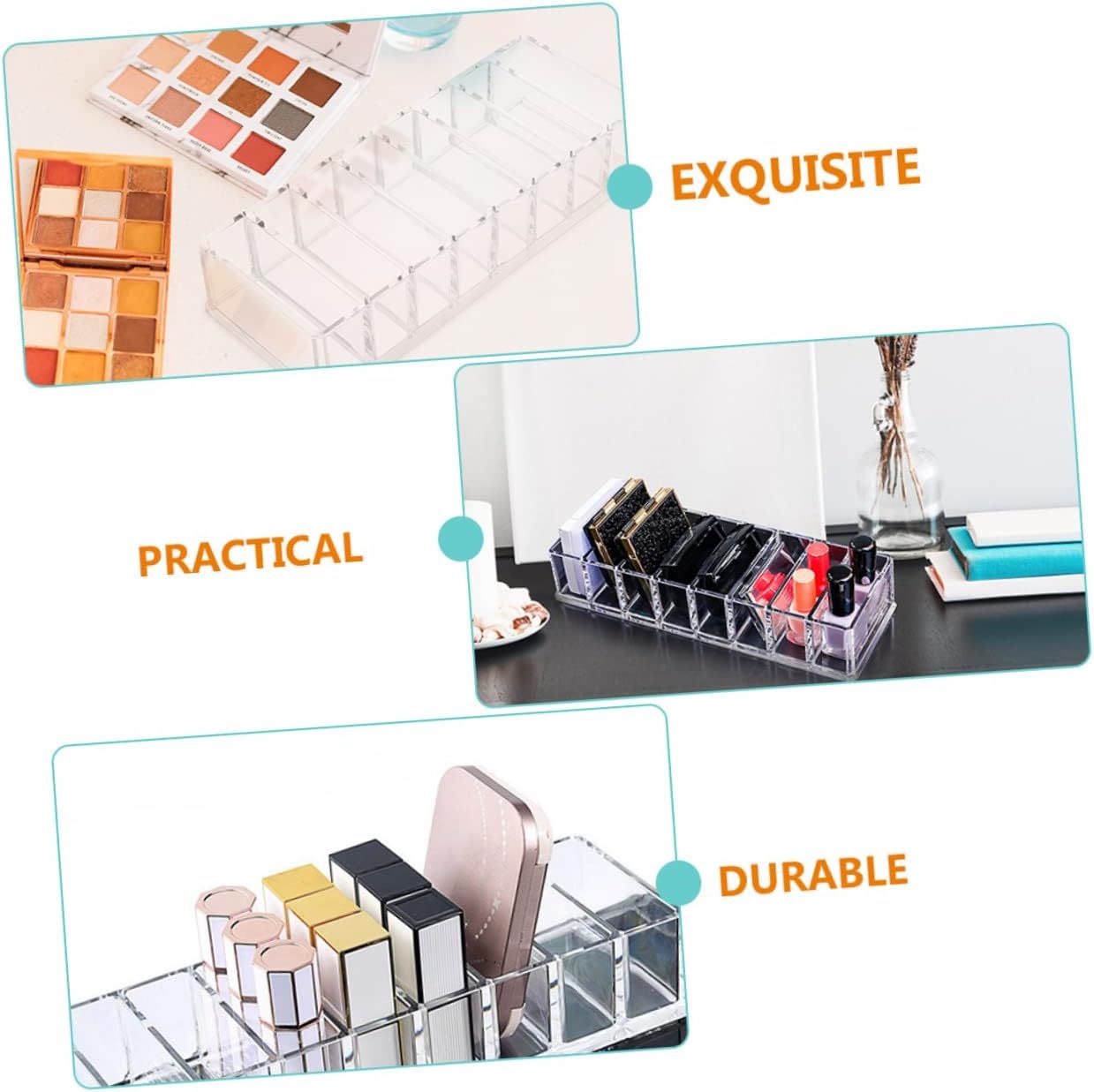 Beauty Display Case Cosmetics Storage Case Desk Organizer Shelf Highlighter Display Desktop Organizer Shelf Cosmetic — image 5