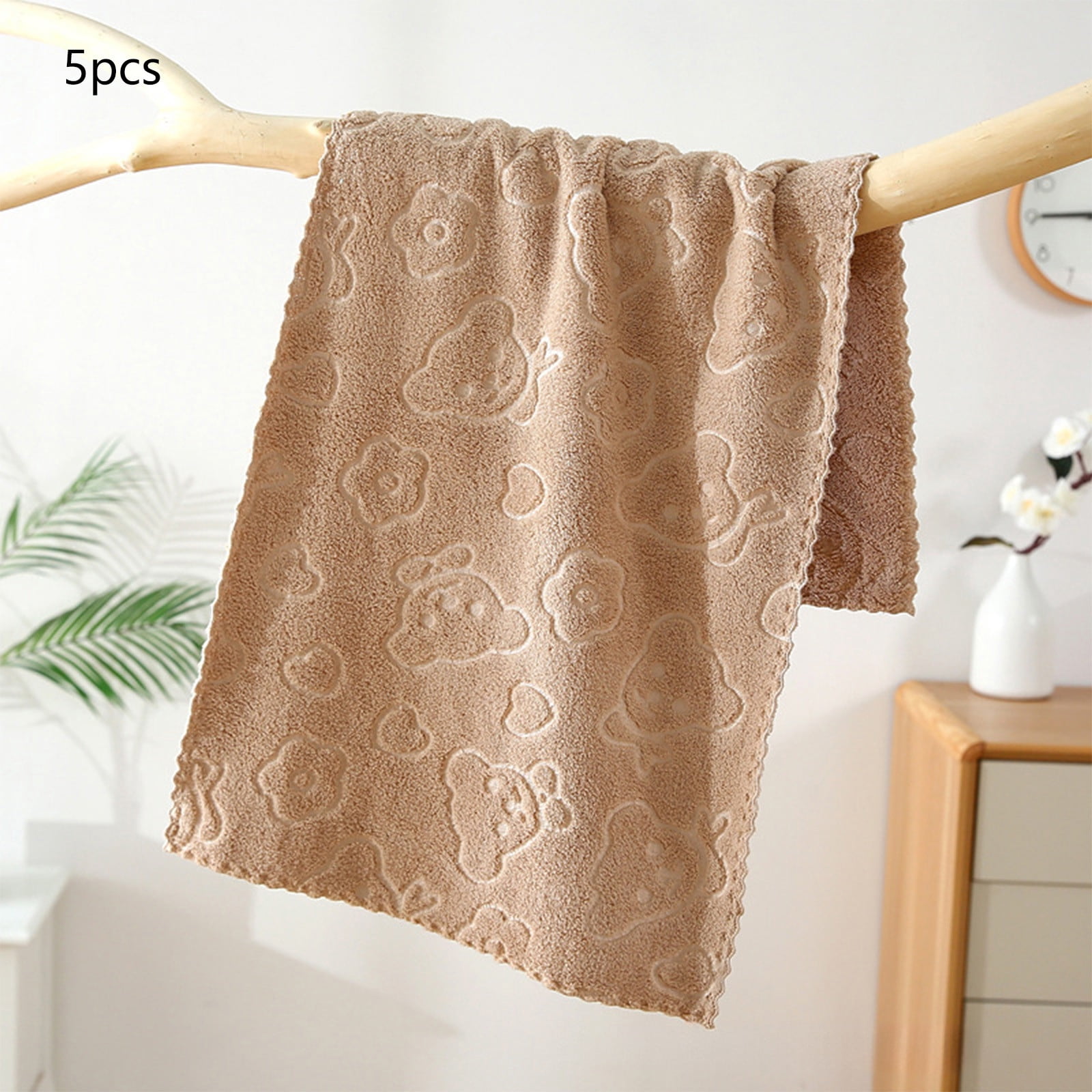 5Pcs Bathroom Hand Towels, 14x30" 600 GSM 100% Cotton - Ultra Soft & Highly Absorbent Face Towels, Hotel Spa Quality by 01_Best Seller 2026_Premium Edition β image 2