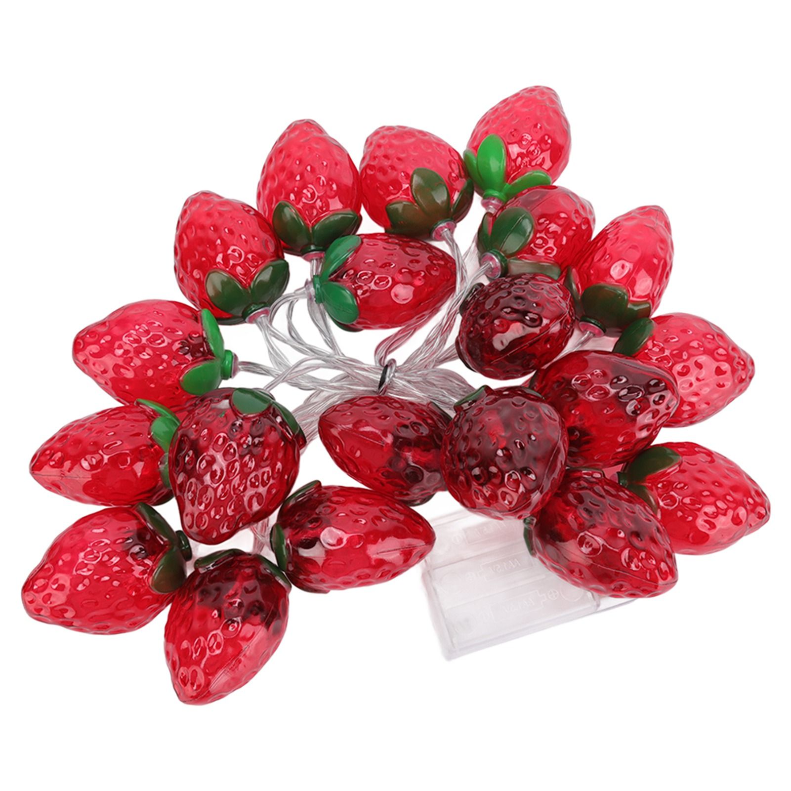 9.8ft 20LEDs Fruit String Lights Battery Operated Strawberry Lamp String Lights for Christmas Parties โ image 6
