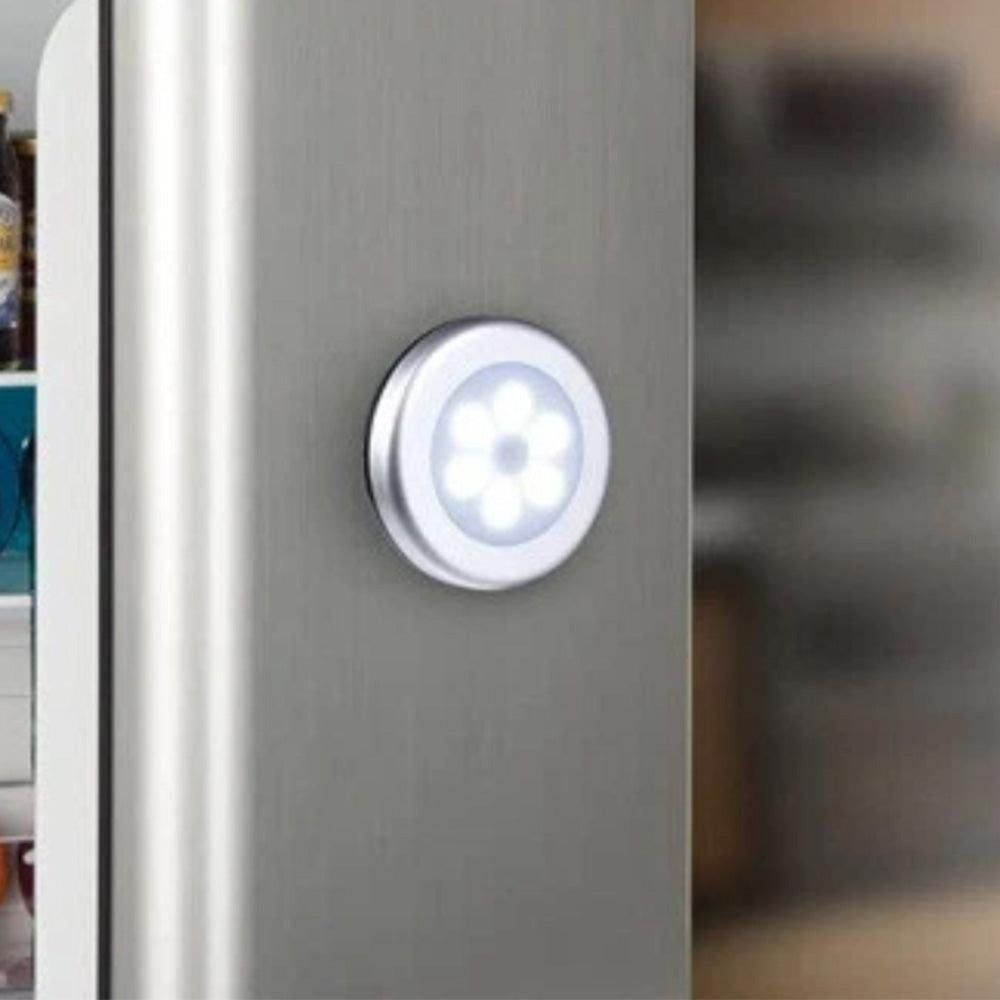 3Pcs Motion Sensor LED Lights Battery Operated Night Lights for Closet Cabinet Hallway Stair White Light — image 2