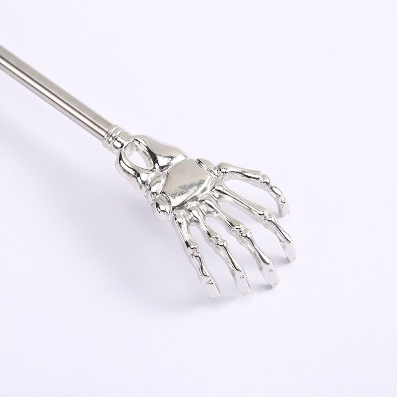 2 Pack Portable Extendable Back Scratcher，Stainless Steel Telescoping Back Scratcher for Both Human and Pets