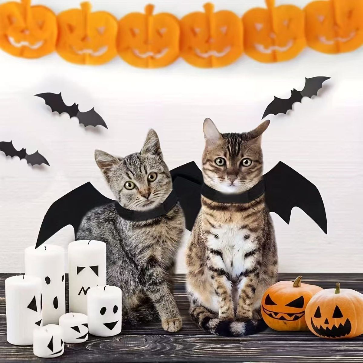 Bat Wing Party Accessory Party Supplies Halloween Costume Themed Birthday - Black - Size 75-36cm โ image 4