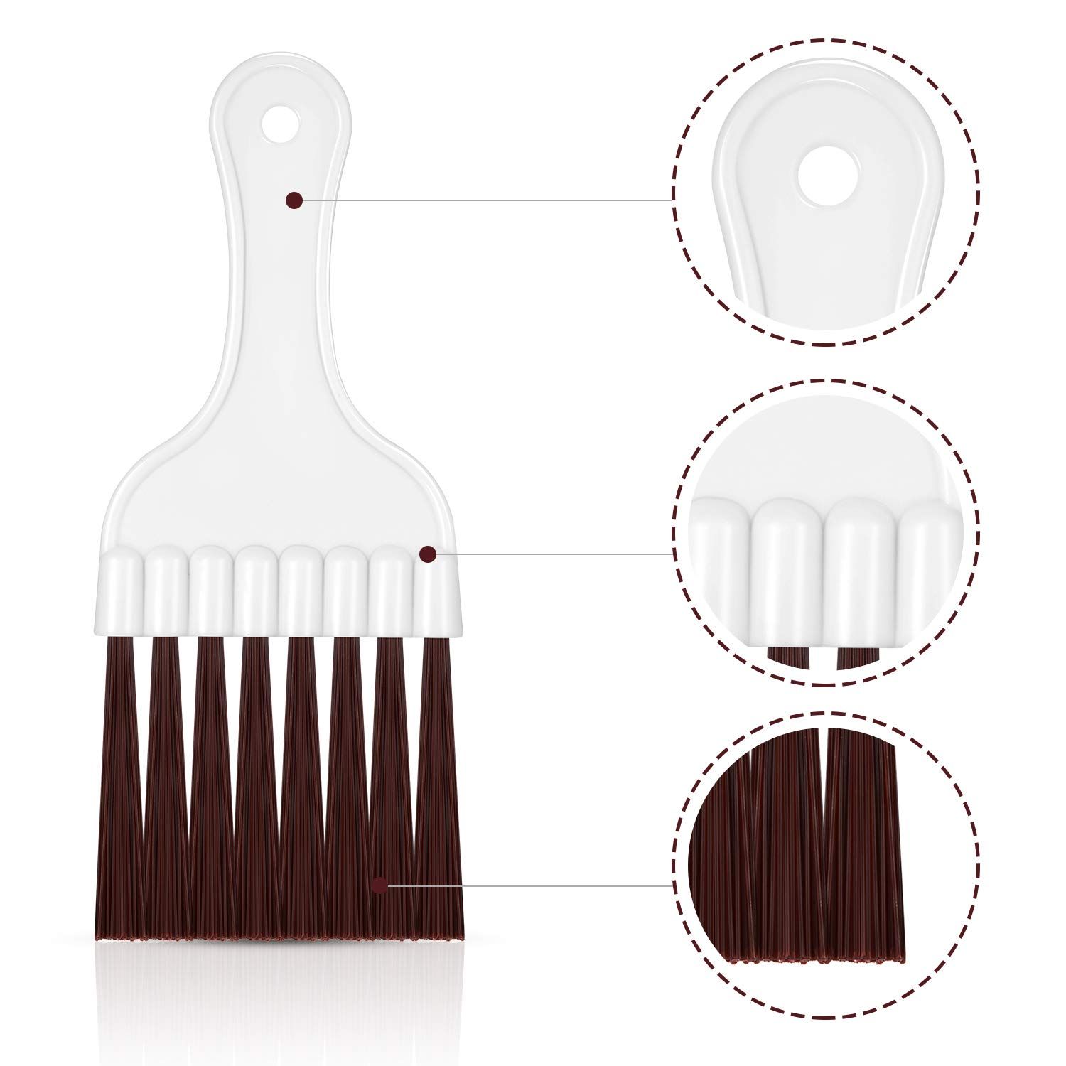Air Conditioner Condenser Cleaning Brush Refrigerator Coil Brush HVAC Coil Cleaner Brush Small Plastic Whisk Brush — image 5
