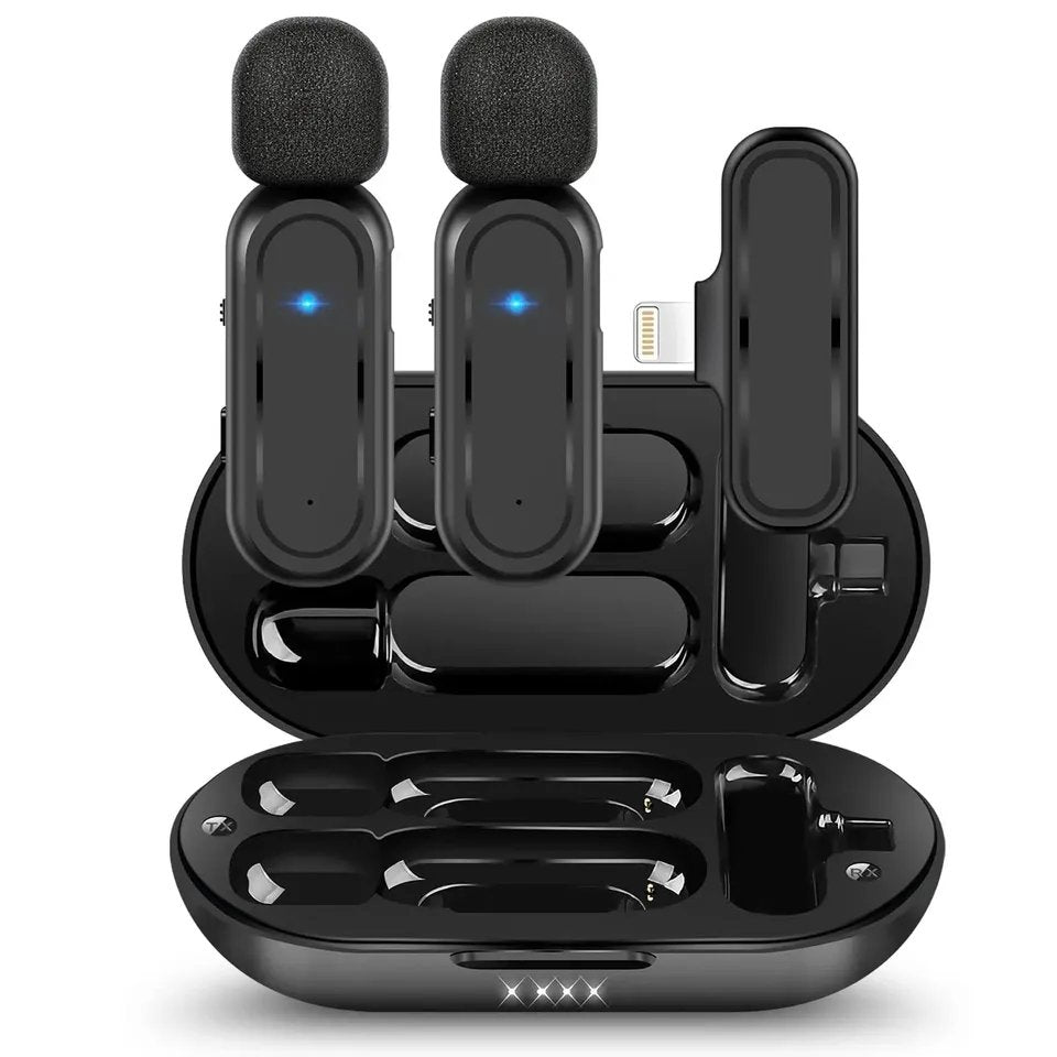 HRIDZ Wireless Lavalier Microphone fast connection Port Mic For Apple iPhone ipad Vlog Live Stream — image 6