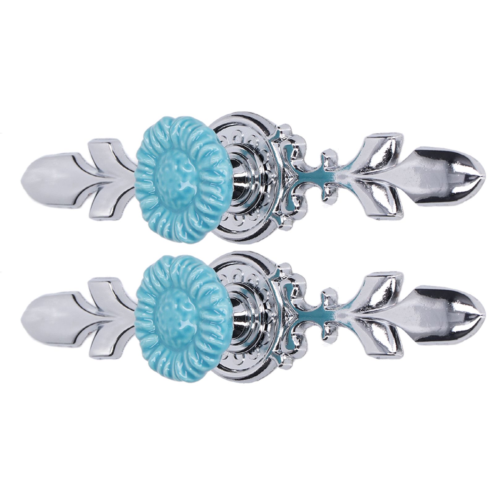2Set Cabinet Knob Zinc Alloy Single Hole Closet Drawer Wardrobe Knob for Home Furniture Decoration1088D Sunflower — image 4