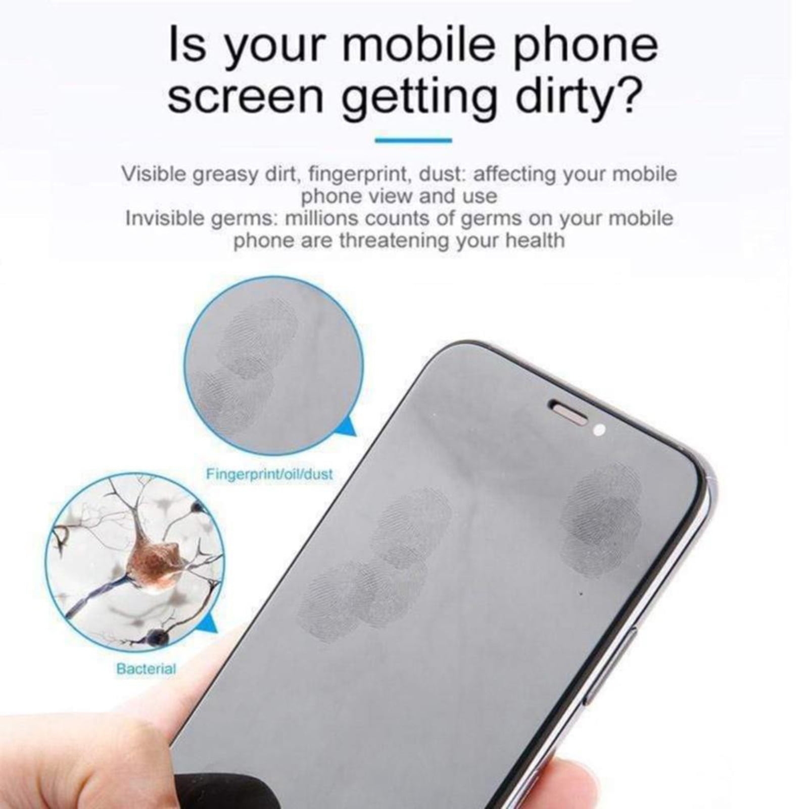 Screen Cleaner Spray Wipe, 3-in-1 Spray Microfiber Cloth, Car Screen Cleaner, Portable Refillable Spray Bottle Tool for โ image 3