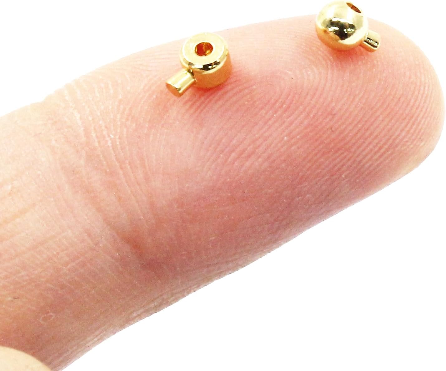 20Pcs Gold Plated Brass Rondelle Spacer Beads 3mm for DIY Bracelet Necklace Jewelry Making — image 4