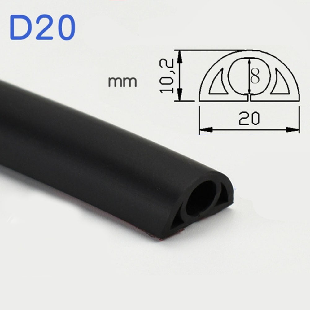 Floor Cord Cover Extension Wiring Duct Protector Power Cable Protector Hider Covers Practical Wire Organizer Cord Protector 1M D20-Grey Smile Home D20-Black — image 4
