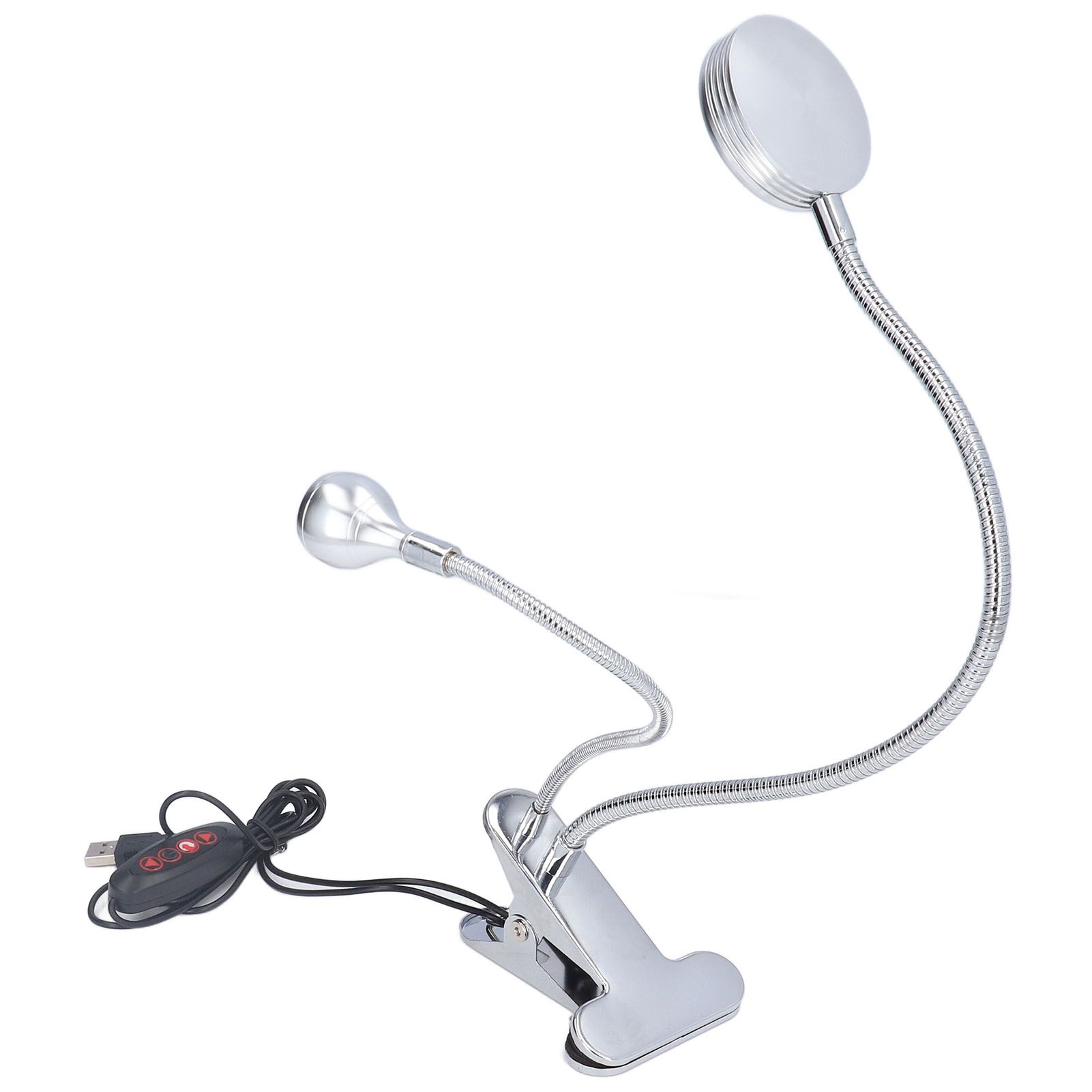 Clip Desk Lamp 10 Gear Adjustable LED Double Head Gooseneck Table Lamp Reading Lamp for Bedroom โ image 5