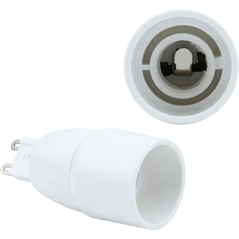 4X Lamp Socket Adapter G9 To E14 In White - 4 pcs Set Reformatting Converters For Lamp Sockets For Incandescent, LED — image 4