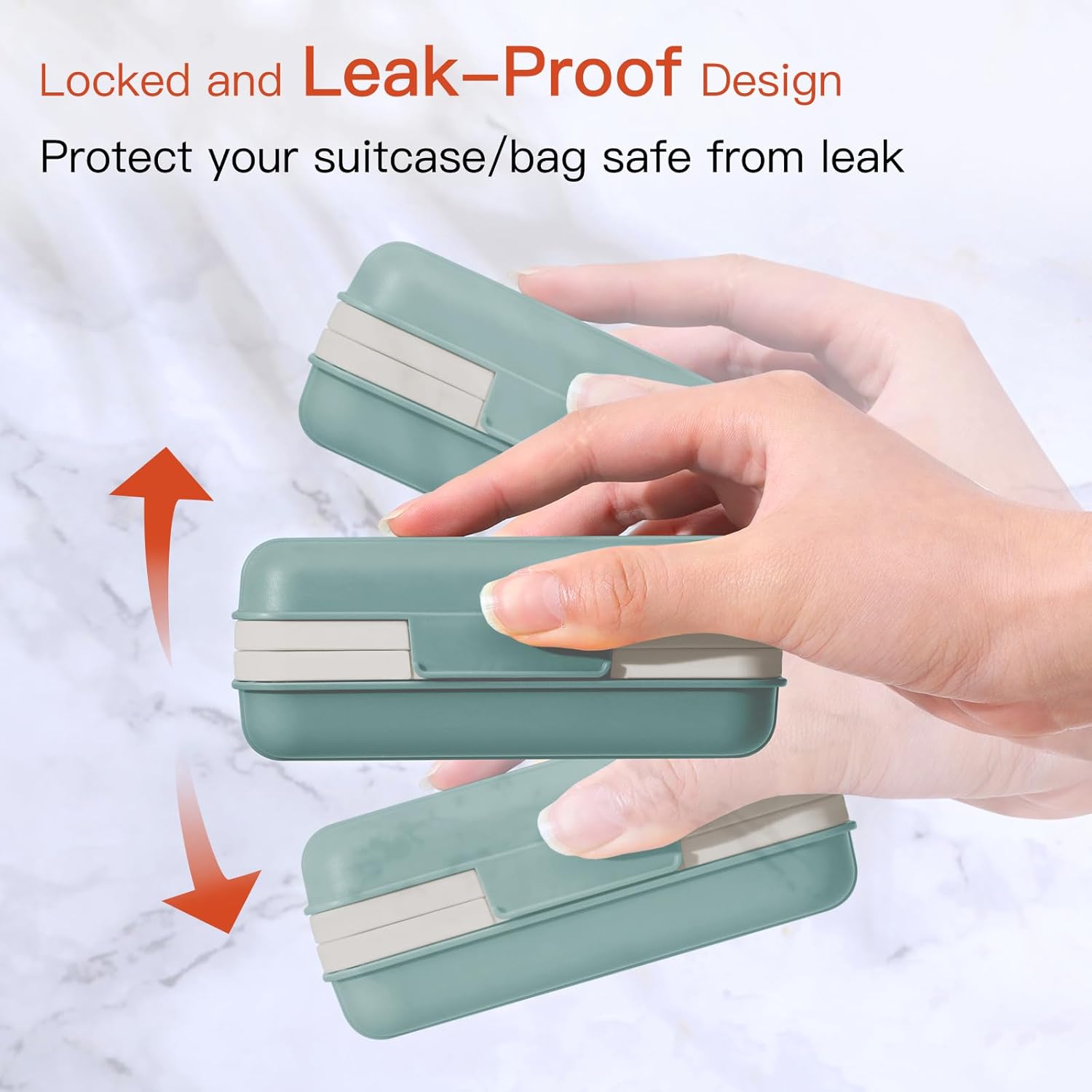 Soap Holder, Soap Dish 1 Pack, Bar Soap Holder for Shower, Travel Soap Case with Lid for Gym, Camping Essentials, Travel Size Toiletries, Portable, Leakproof โ image 4