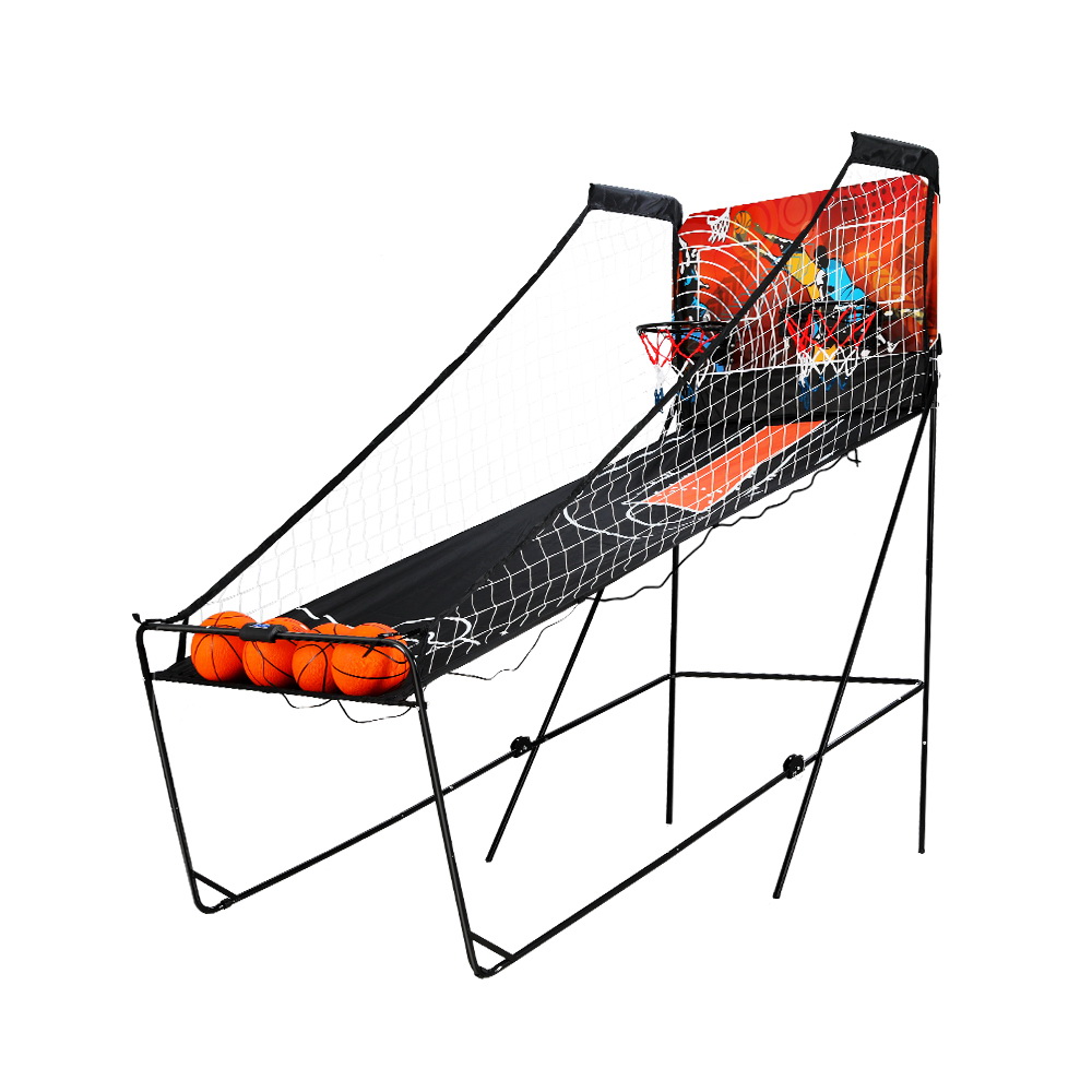 Basketball Arcade Game Electronic Scorer 8 Games Double Shoot Black โ image 3