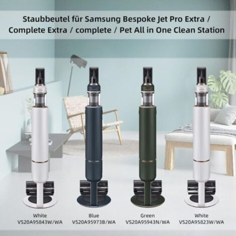 8 Pcs Bags of Vacuum Cleaner Compatible with Samsung Bespoke Jet VCA - ADB95, Replacement for Vacuum Cleaner Wireless — image 4