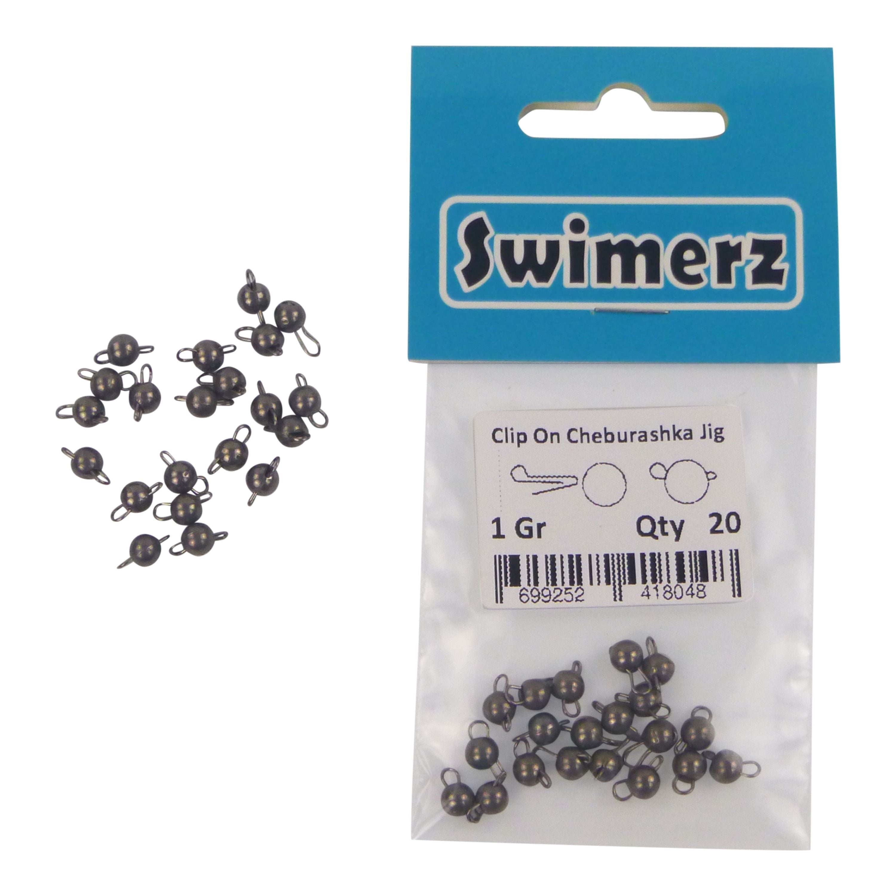 Swimerz 1 Gram Cheburashka Clip-On Jig Head 20 Pack — image 3