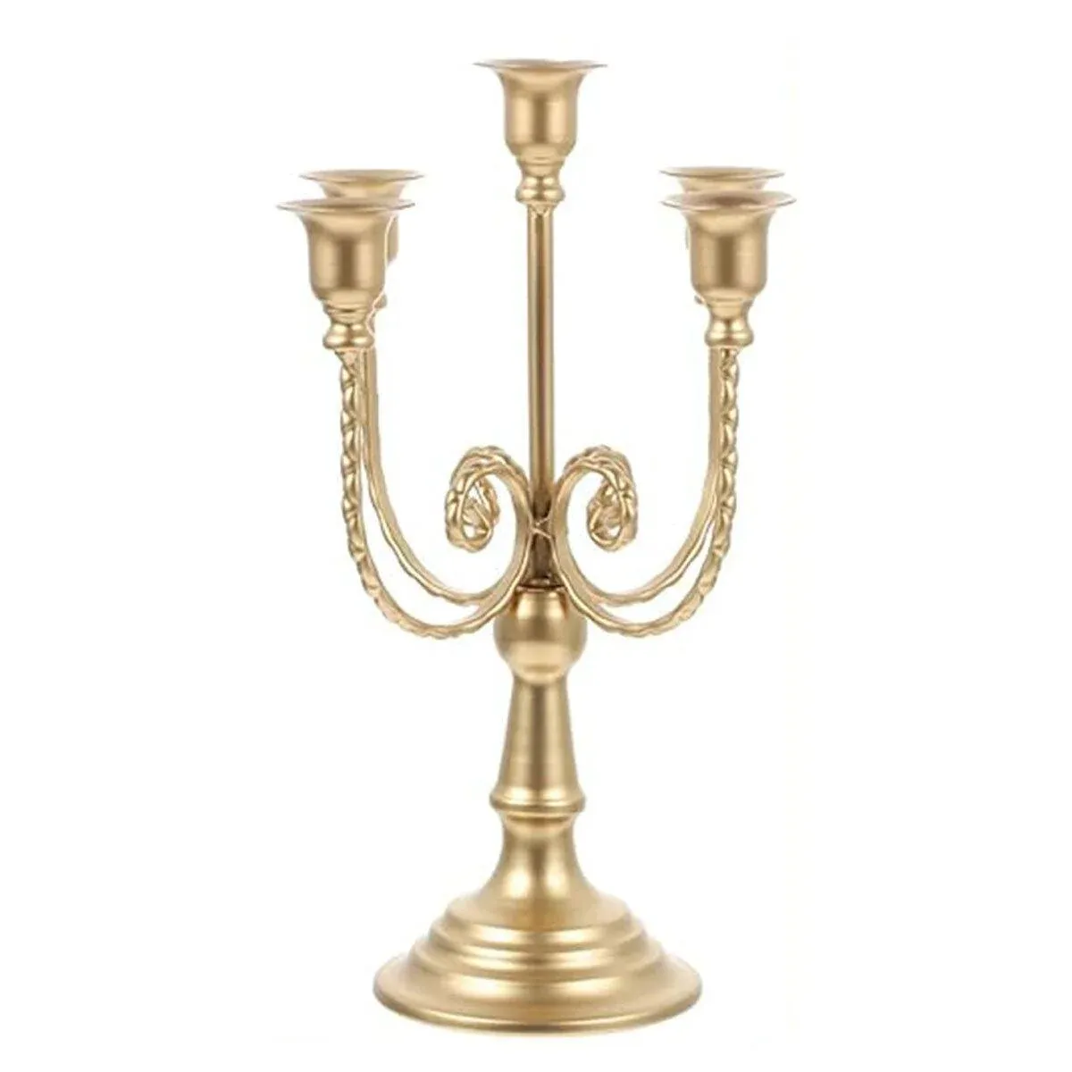 Vintage European Metal Candle Holder Decorative Ornament for Home Hotel Props โ image 2