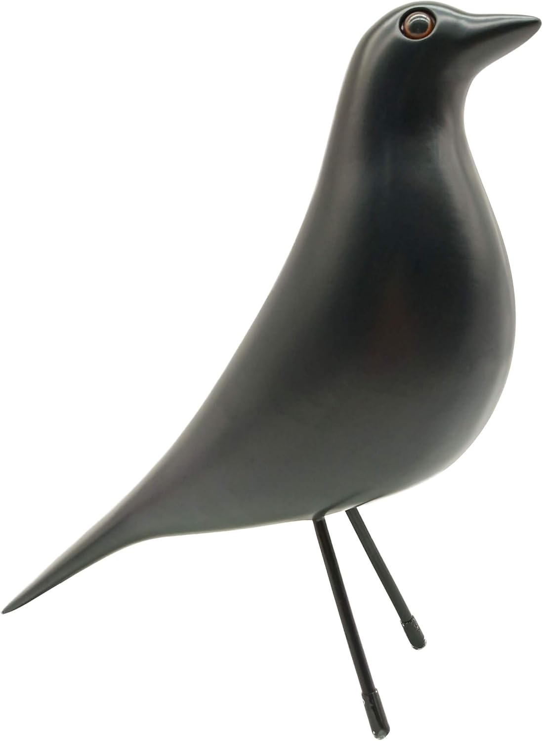 Mid Century Decor House Bird - Mid Century Desk Modern Decor,Sculpture Replica,Pigeon for Desk,Mid Century Sculpture(Black)