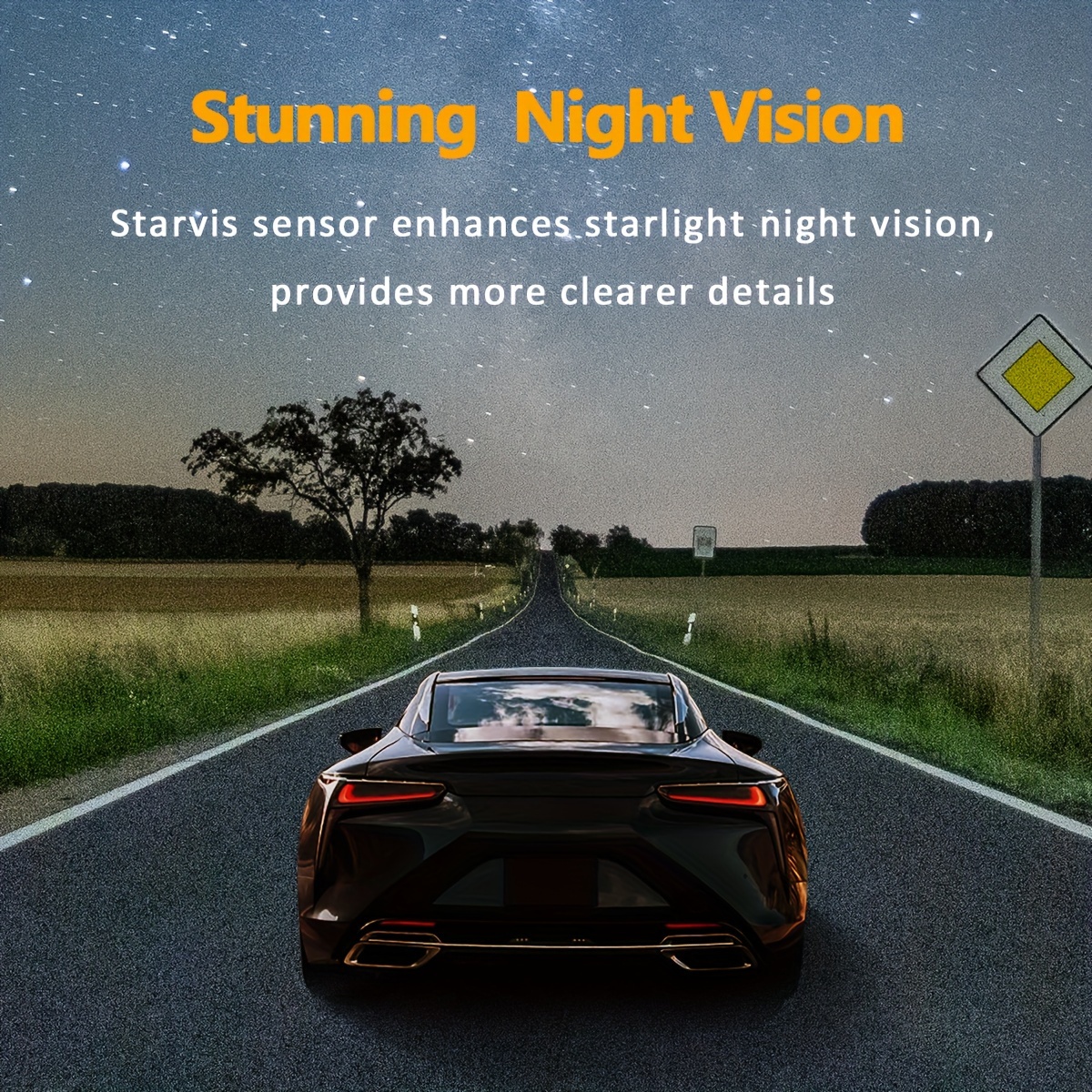 Super Memory Triple Cam Dash Cam! 32GB storage + 1080P HD triple lens, 170° panoramic coverage of front, cabin, and rear, 24/7 protection for your safe journey — image 4