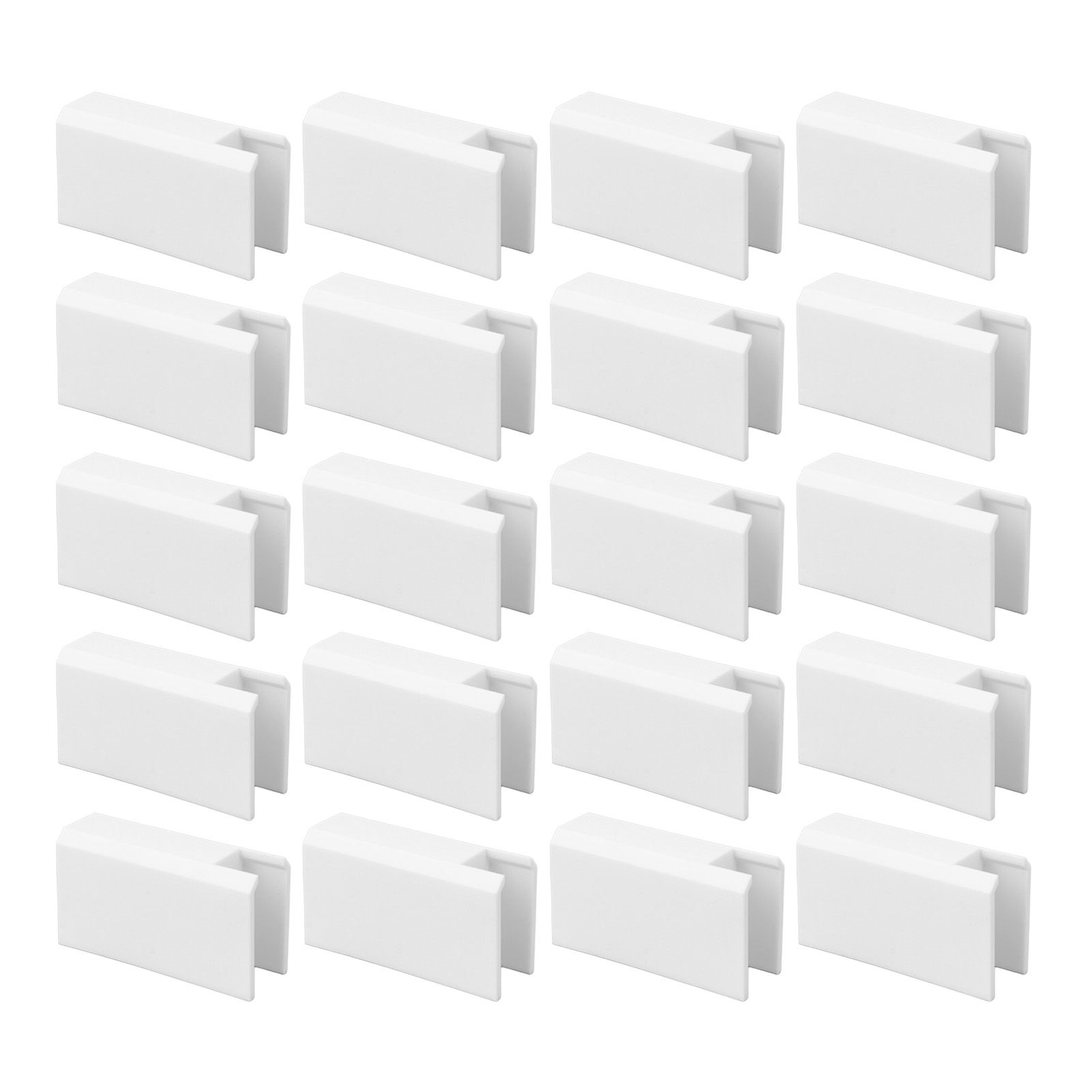20Pcs Sliding Door Window Lock Stop Block Plastic Limit Safe Non Collision Accessories Long โ image 5