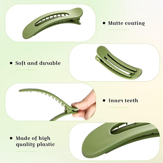9-pack flat hair clips for women โ image 3