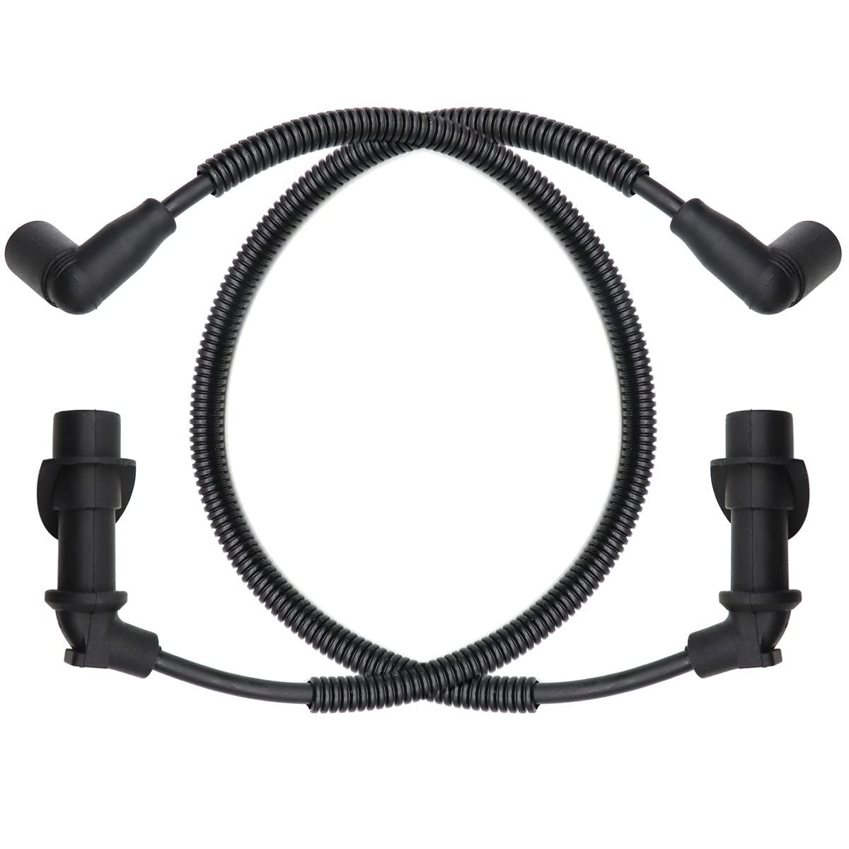 Ignition Coil Spark Plug Cap & Wire Compatible with RZR HD XP 800, 700 F Ranger 700 Ranger Crew 800 Plug Wires 2pcs — image 4