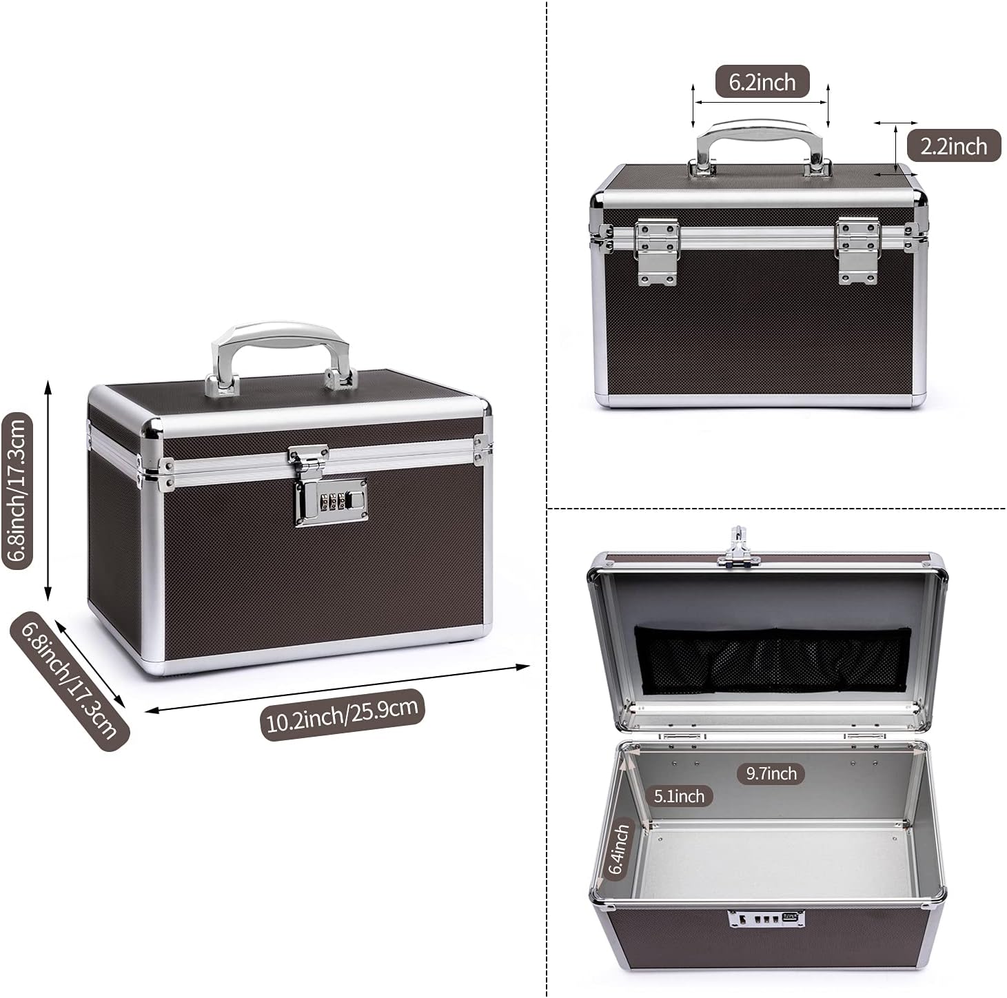 Portable Combination Medicine Box (Coffee/Small) โ image 2
