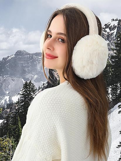 Ear Warmers - Unisex Winter Earmuffs - Foldable - Plush Faux Fur - Thermal Protection - For Women & Men - Outdoor Cold Weather โ image 5