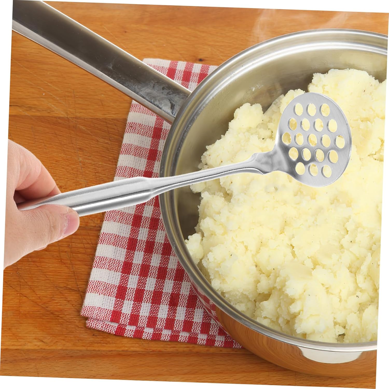 Robust Potato Masher for Vegetables & Fruit - Dishwasher Safe Kitchen Tool - Easy to Clean — image 6