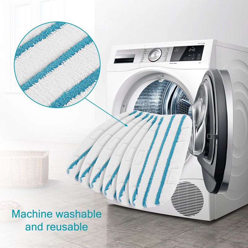 Replacement Mop Pads, 8-Pack Durable, reusable and machine-washable โ image 4