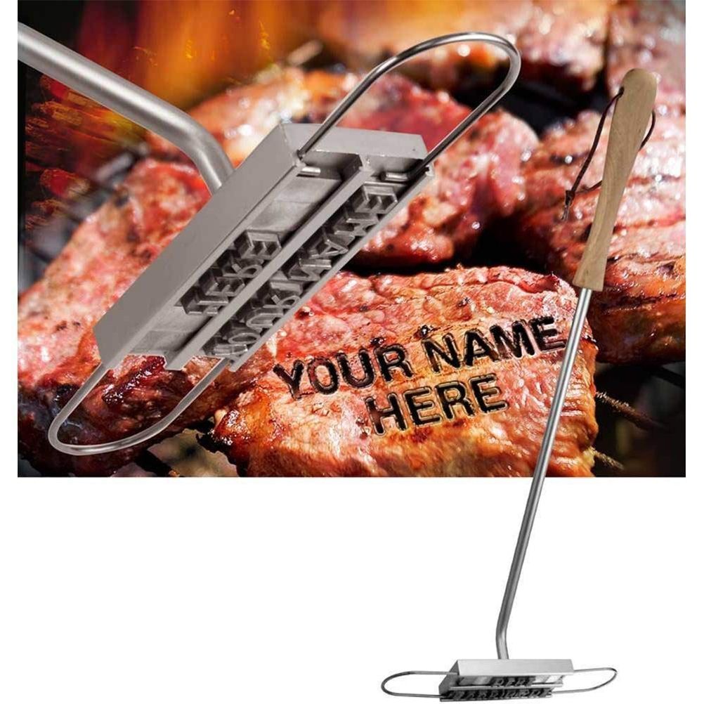 Barbecue Branding Iron Kits DIY Meat Tool Set Grill Branding Iron with Changeable Letters โ image 5
