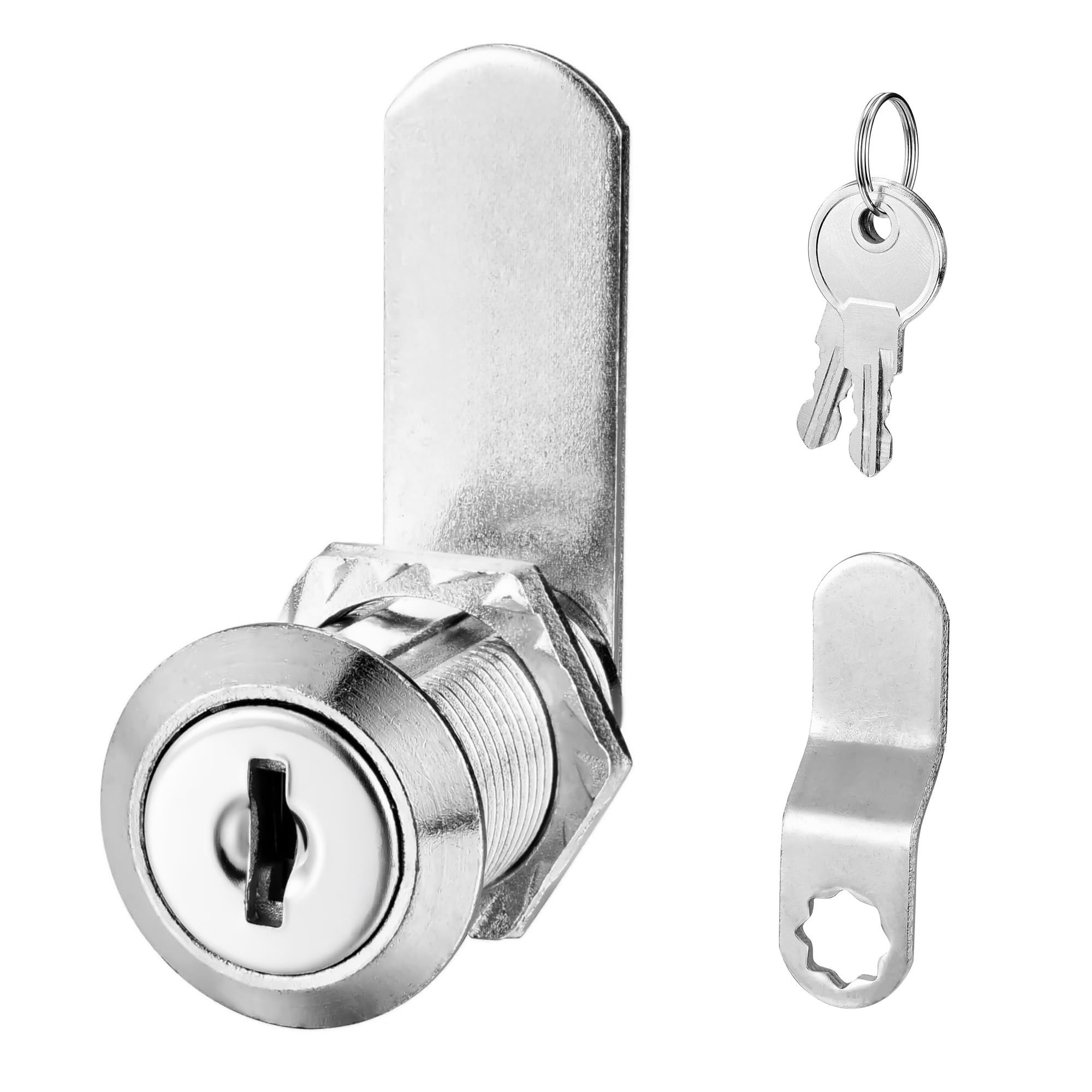 Replacement Secure Drawer RV Camper Storage Lock for Mailbox Truck Vending Machine File Cabinet, Fits on 1" Max Panel Thickness