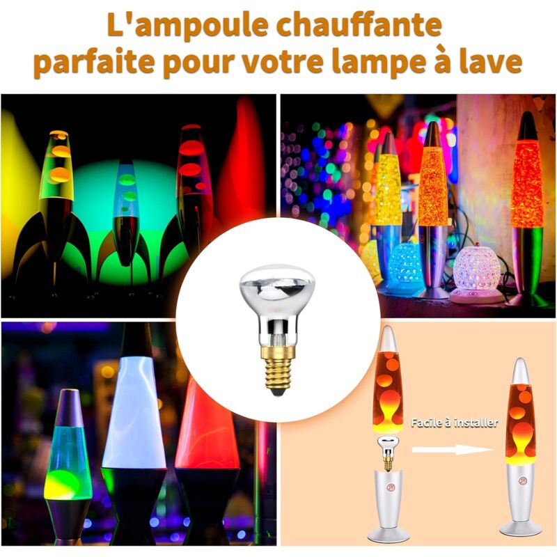25W E14 Lava Lamp Bulb R39 Reflector Incandescent Bulb 25W E14 R39 Lava Lamp Bulb (4 pcs) [Energy Class A++] — image 2
