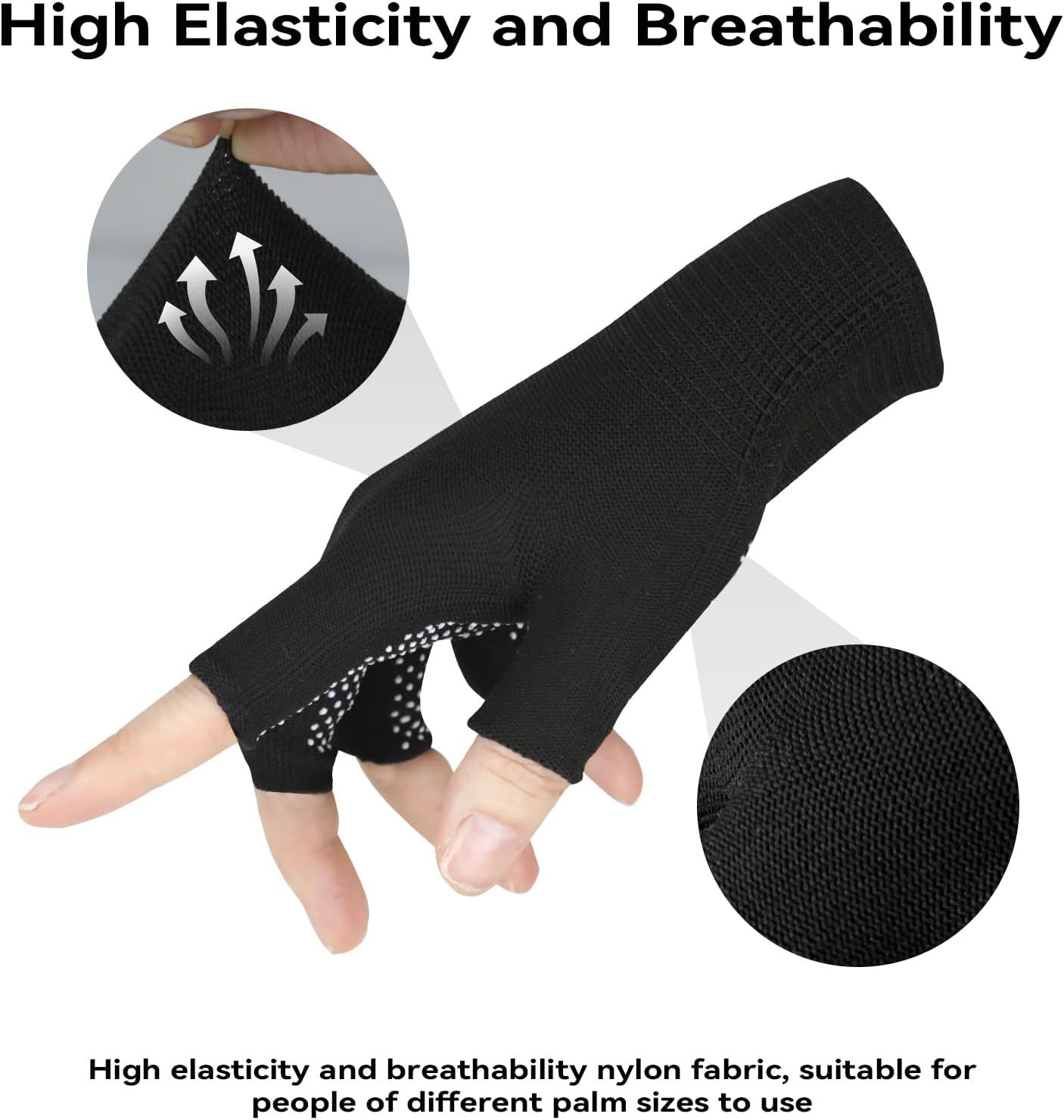 Summer Touchscreen Gloves for Women and Men, Anti-Slip Light Weight Half-Finger Gloves for Hiking, Warm Glove Cycling Driving, Cold Weather, Running, Outdoor — image 4