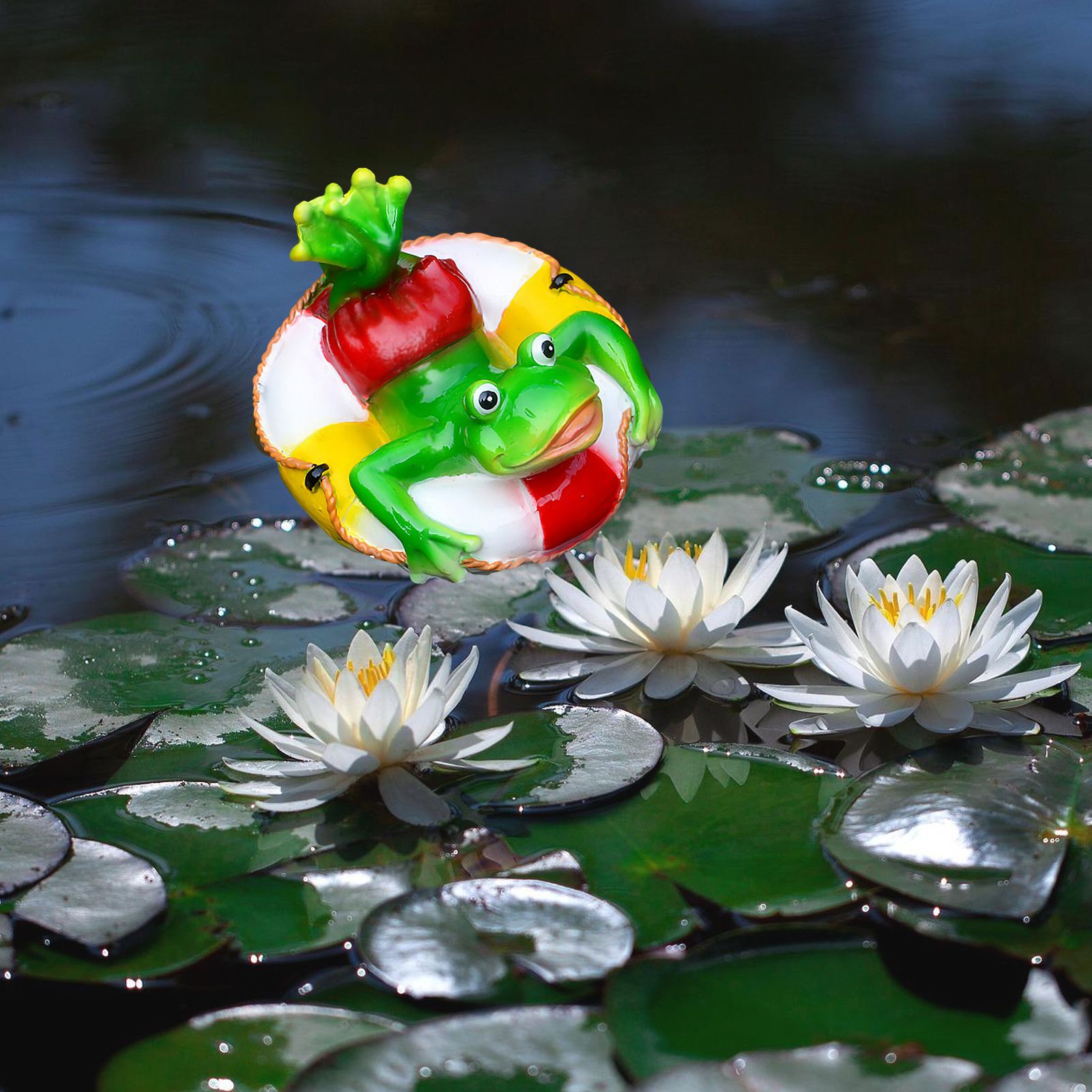 Floating Leaf Decoration Resin Fake Leaves Staue Ornament for Pool Fountain Aquarium Water โ image 5
