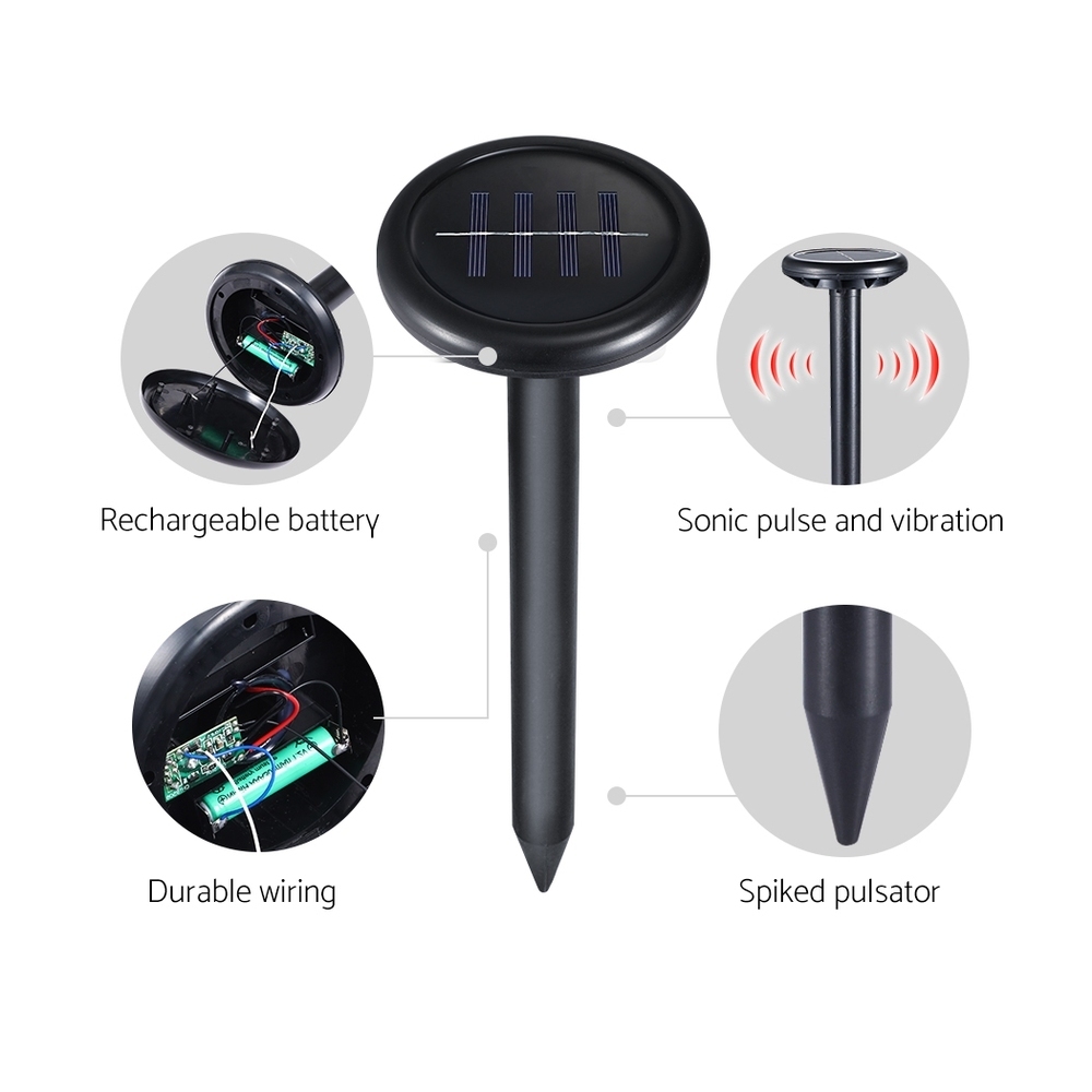 Gardeon Snake Repeller 8X Ultrasonic Solar Powered โ image 6
