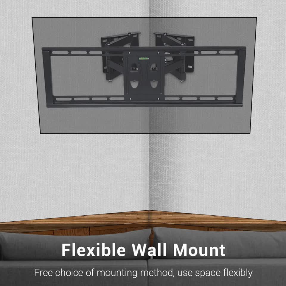 32"-65" Heavy Duty Wall Corner Tv Mount Articulating Premium Swing Arm Bracket โ image 5